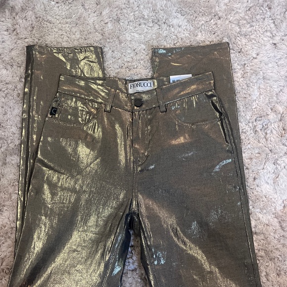 NEW FIORUCCI Classic Yves Gold Metallic Cigarette 28 - Picture 10 of 13